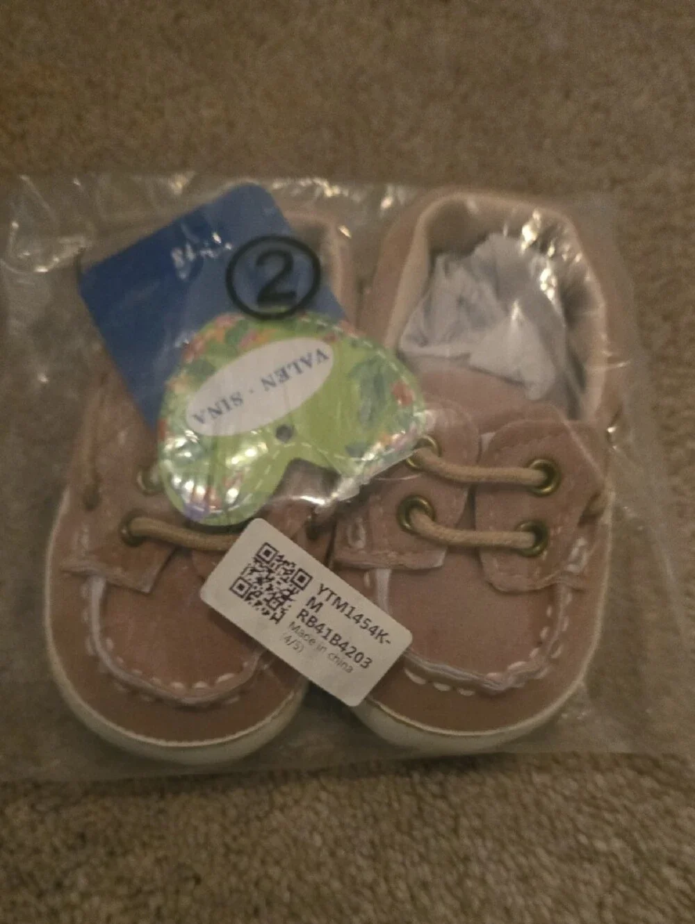 Baby Tan Boat Shoes - Soft Slip-On Walker